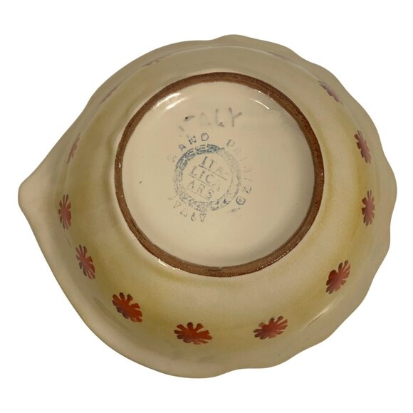 Italica Ars Pottery Hand-Painted Fish-Shaped Bowl 6" Made In Italy - Picture 6 of 9